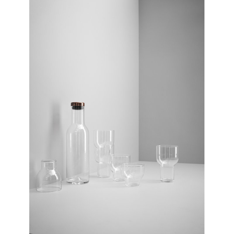 Norm Architects Glass Carafe, 11.4" H x 3.1" W x 3.1" D