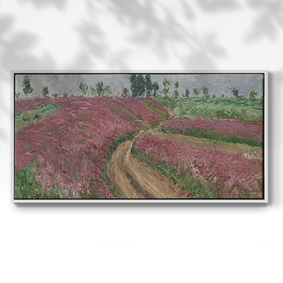 Série paysage - CDXCV III - Toile tendue avec châssis encadré - Prêt à être accroché