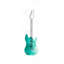 Guitare électrique turquoise - décor de salon