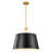 Glimson 1 - Light Black Cone Single Pendant