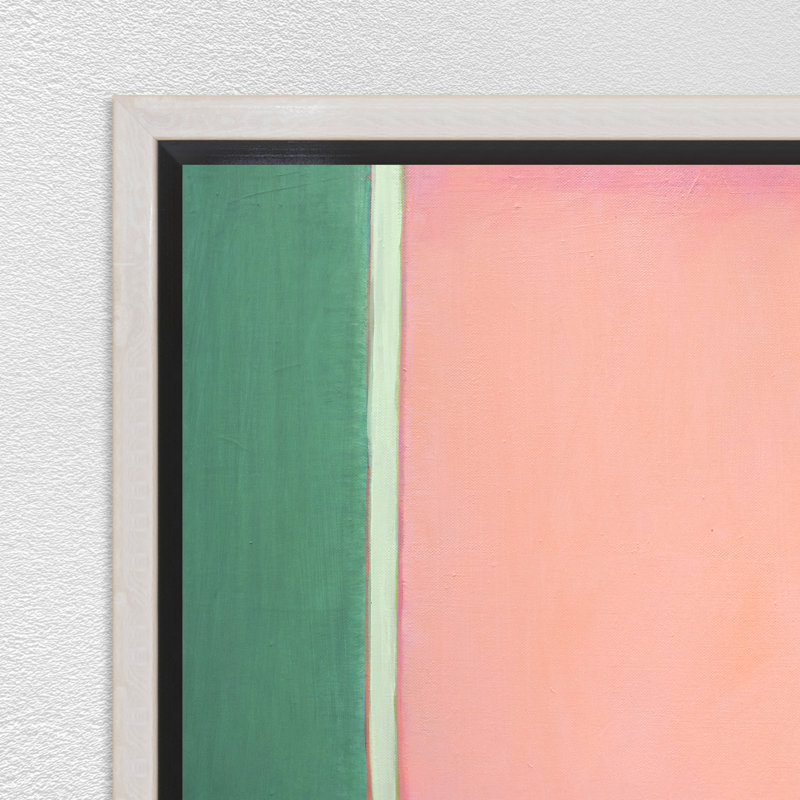 The Summer Issue, No, White Floater Frame Canvas
