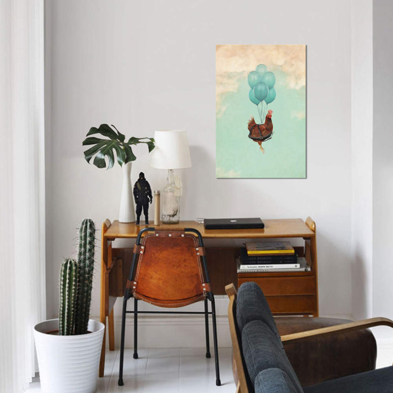 Reproduction d'art graphique sur toile, H 18 po x l 12 po x P 1,5 po, Toile tendue, Pas de tapis