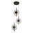 Zeinab 3 - Light Matte Black LED Pendant