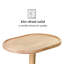 Amorsolo Solid Wood C Shape Pedestal Side Table-448645533