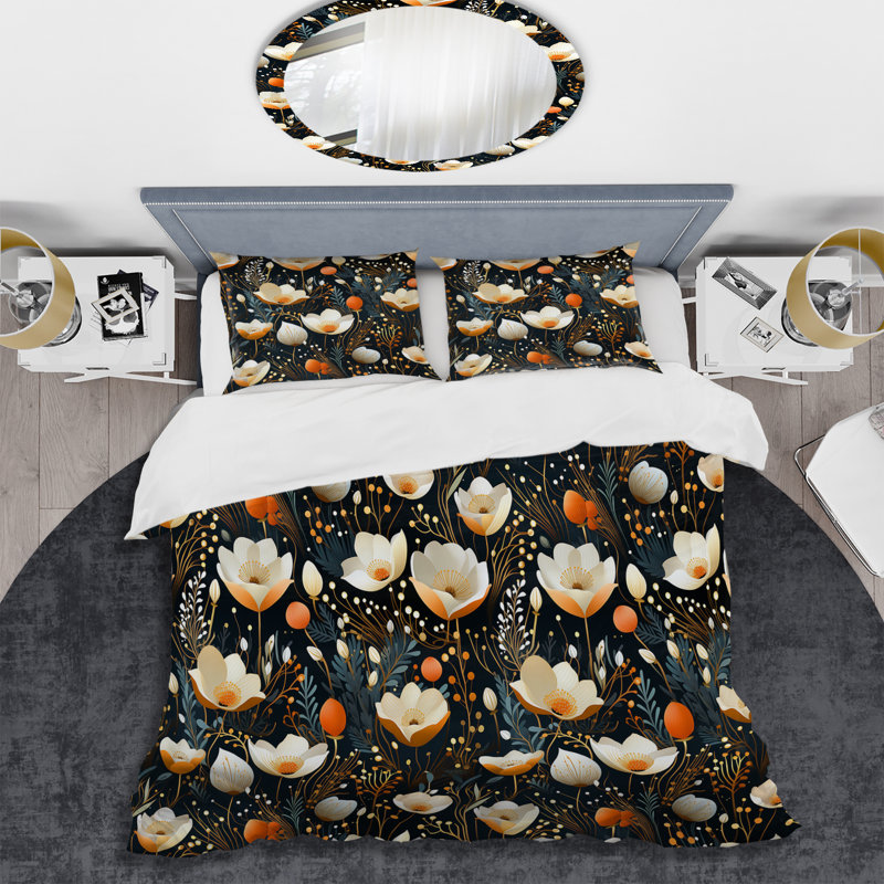 Ensemble de housse de couette Artistic Essence, Housse de couette simple + 1 taie décorative stan