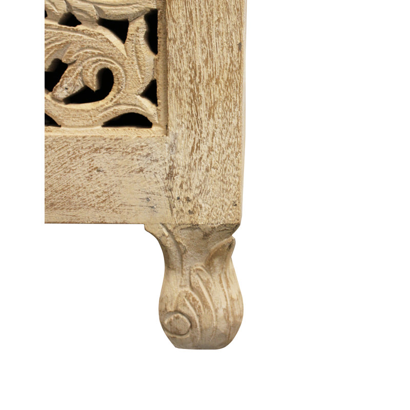 Solid Wood Storage Bench