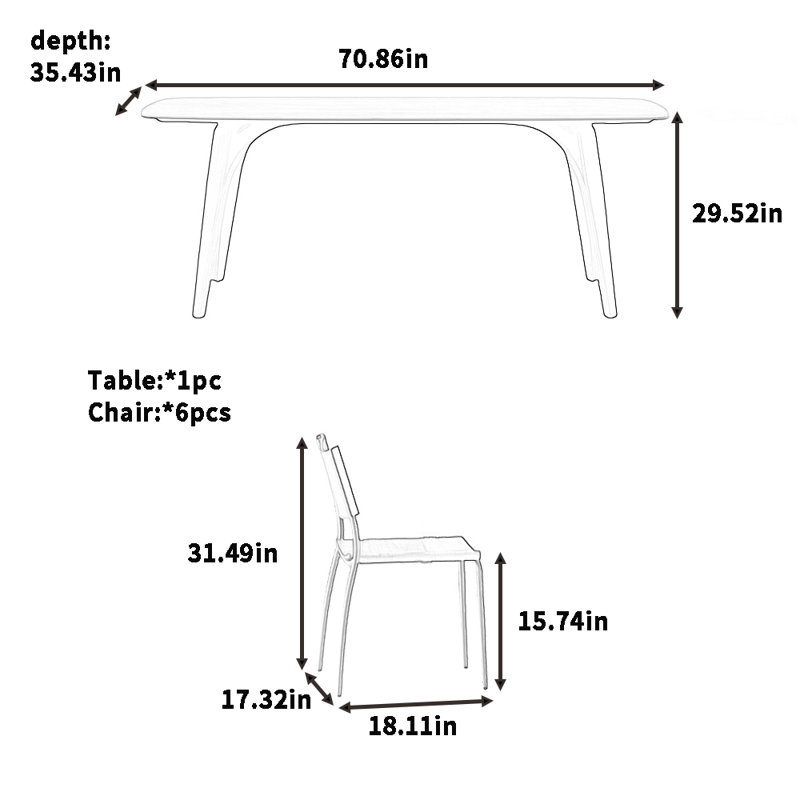 Laxton, 29.52"H x 70.86"L x 35.43"W