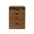 3-in-1 Vanity Table Set with Flip Top LED Lighted Mirror & Storage Stool, Multi-Function Makeup Dressing Table, Walnut Finish