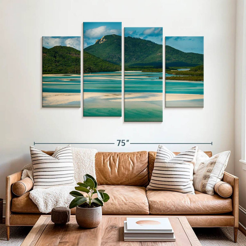 Gillard Whitehaven Beach Lagoon, H 42 po x l 68 po
