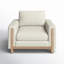 Fauteuil rembourré 43,3 po Adika-116367188