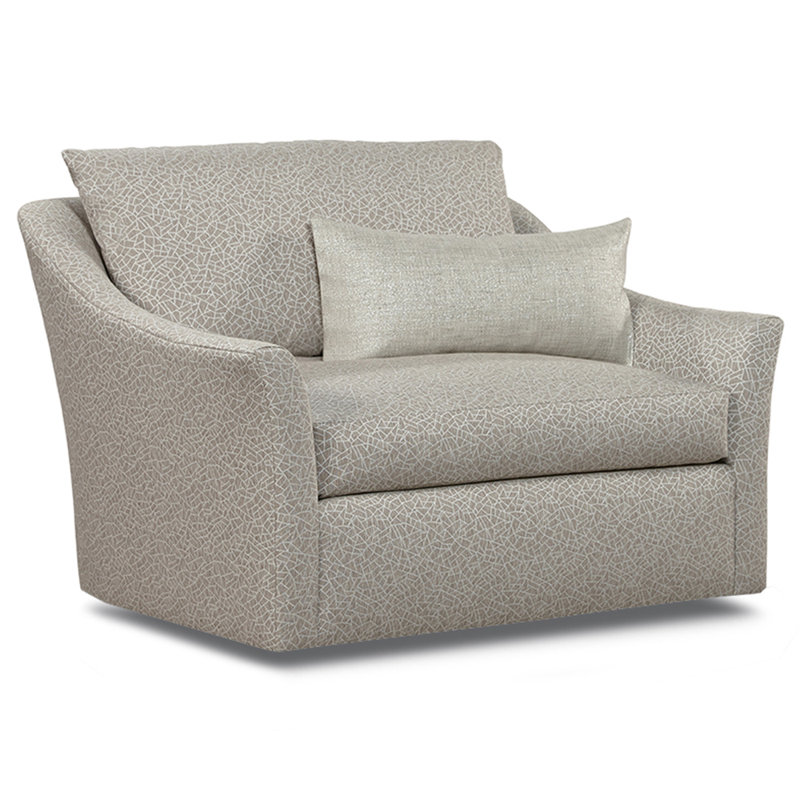 Adley Swivel Armchair, Dymond Dust