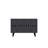 Modern Console Table with Multiple Shelves, Gold & Anthracite, 100% Melamine Coated Particle Board, Thickness: 0.7 inches | Wall-Mountable, Stylish Design for Living Room & Entryway Storage-2026484020
