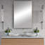 Miroir mural en métal pour salle de bain et meuble-lavabo, collection Kristveig-397643067-397643205-397643227