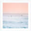 Pink And Blue Beach Sunset Giclee Print-33860473