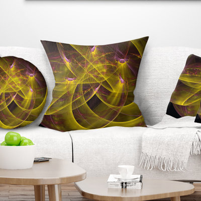 Housse de coussin carré  Abstract Fractal Flames