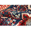 Hand-Knotted High-Quality Navy, Red, and Beige Runner