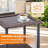 Outdoor Wicker Side Table, All Weather Rattan Small Patio Table Square End Table For Pool Balcony Deck Porch-514630499-514630496