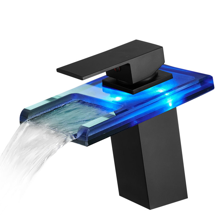 Single Hole Bathroom Faucet with Drain Assembly