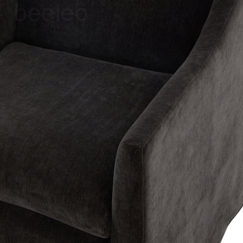 Fauteuil d'appoint pivotant à jupe Luisa