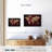 " Maroon World Map Wall Art "-565614699