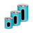 Metal Canister - Set of 3-551433585
