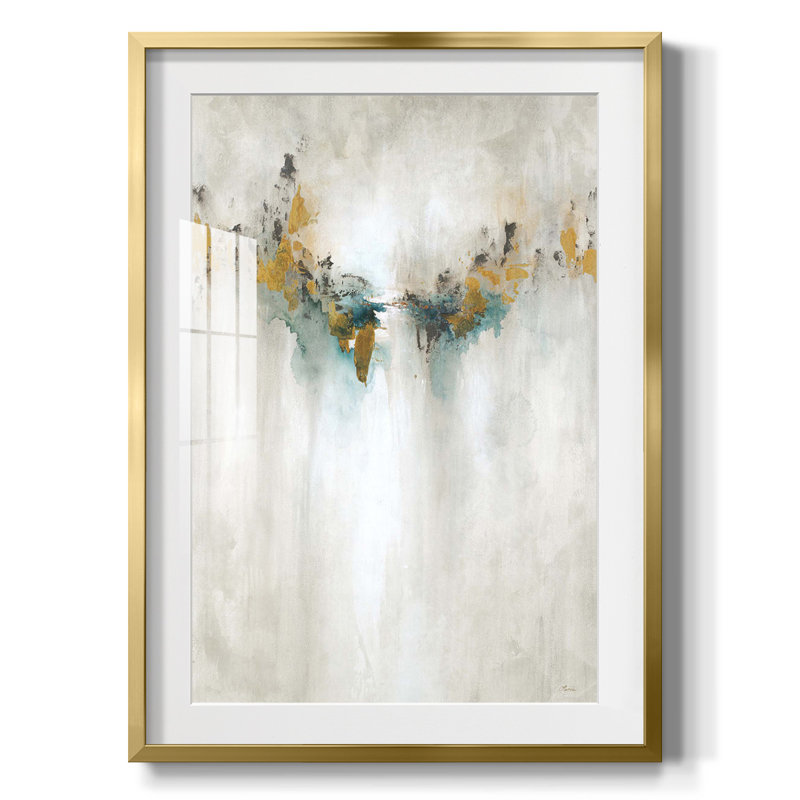 Volkwin -Gallery Wrapped Canvas, 25.5" H x 17.5" W, Gold