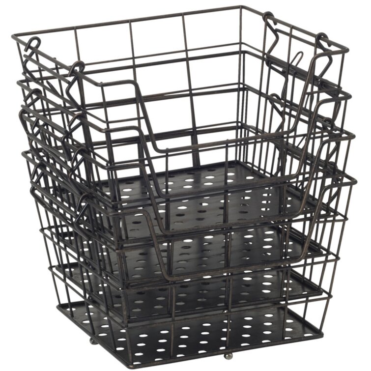 Tower Black Large Floor Basket