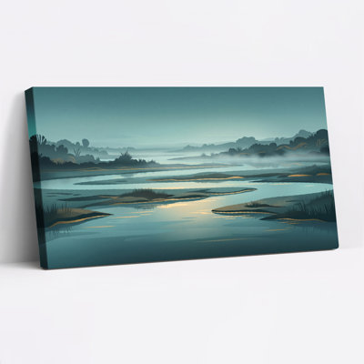 Ensemble de 1 tableau sur toile Misty River