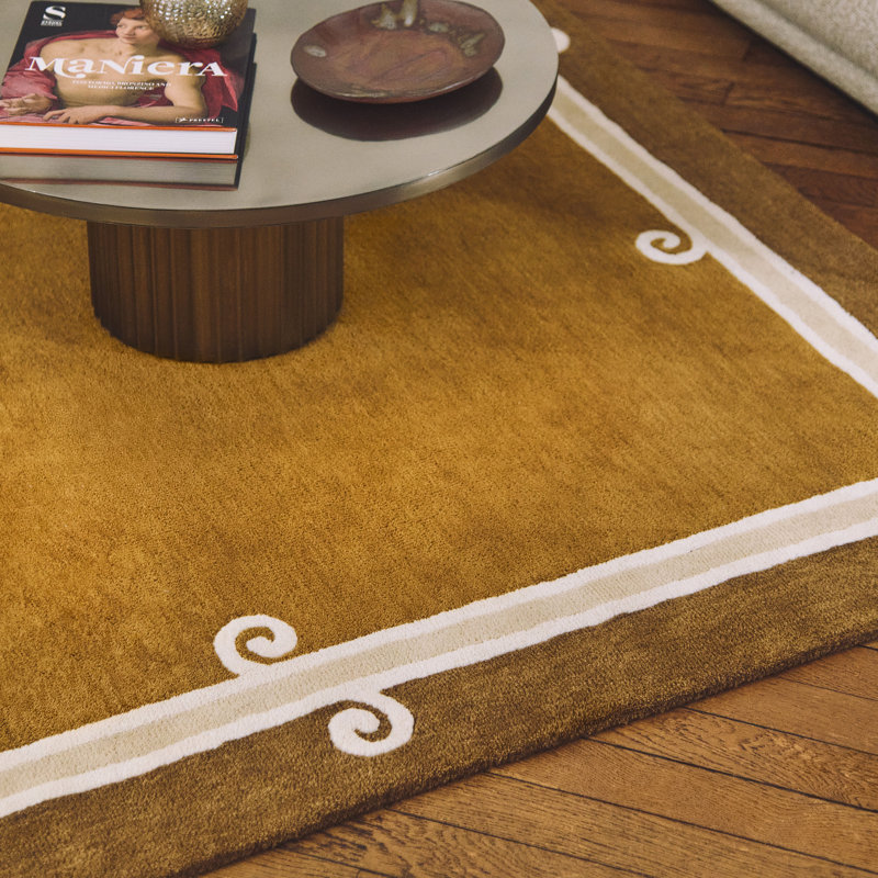 Syracuse Hand Tufted Wool Area Rug, Rectangle 6'5" x 9'8"