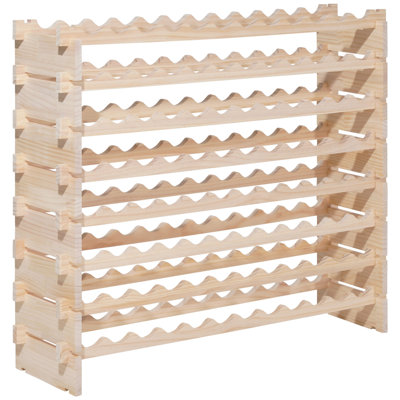 96 Bottle Stackable Modular Wine Rack