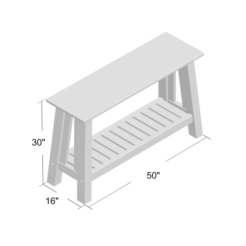 Esporta 50'' Solid Wood Console Table