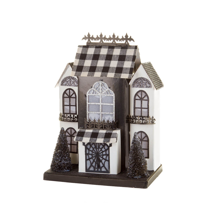 Maison hantée à DEL noire