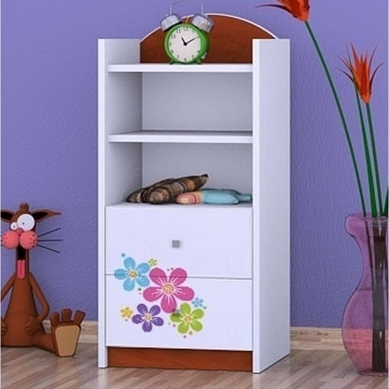 Seamus 96 cm H X 45 cm W Kids Cube Bookcase, Brown