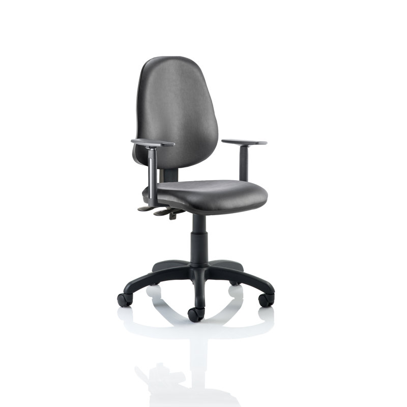 Ortis Polyester Blend Office Chair, Adjustable