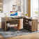 Biondi 62.2" Executive Desk with Mobile File Cabinet