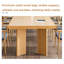 Table de conférence Burlywood-999460430