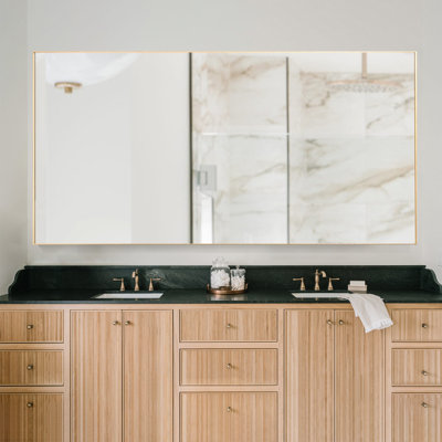 Aluminum Rectangle Wall Mirror