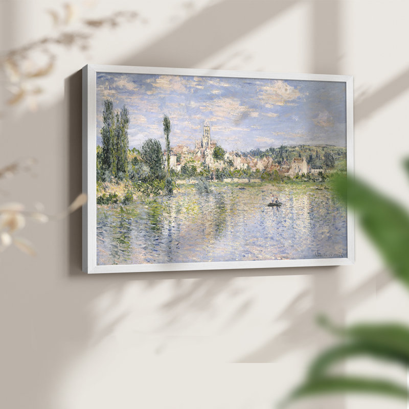 Paysages rétro-XLIX - reproduction encadrée, H 22 po x l 28 po, Blanc