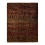 Contemporary One-of-a-Kind 8' 0" X 9' 10" Hand Knotted Area Rug
