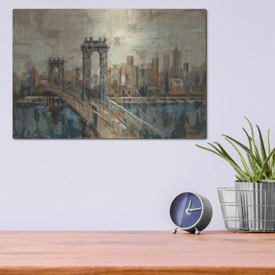 «New York View» par Silvia Vassileva, art mural en métal