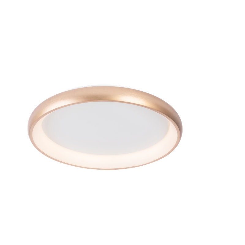 LED Flush Mount, 8.5cm H x 41cm W x 41cm D, Gold
