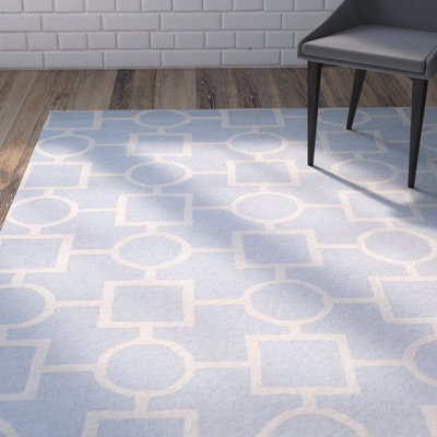 Deedgra Hand Tufted Wool Geometric Rug