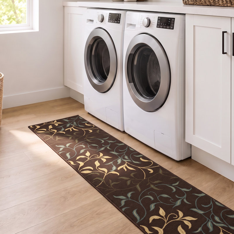 Tapis sur mesure antidérapant à dos en caoutchouc, Tapis de couloir 1 pi 11 po x 19 pi