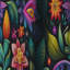 Tropical Fiesta Tropical Motif I - Rideau floral - Rideau occultant floral - 1 panneau-107534664