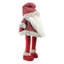 Gnome de Noël 25,25 po rouge rubis et blanc