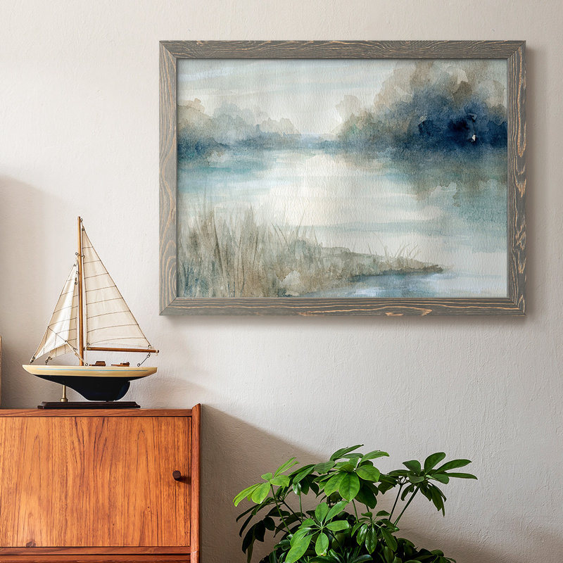 Still Still Waters, Gris, H 22 po x l 32 po x P 1,5 po