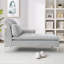 Chaise longue rembourrée Meshawn avec appui-tête réglable-2074531044