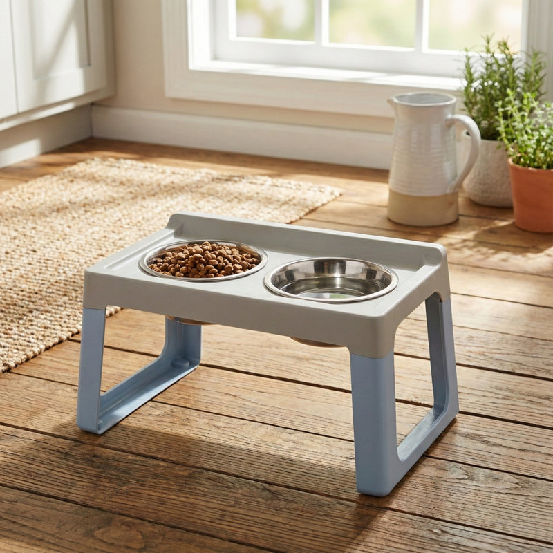 LILLE Elevated Feeder, Blue