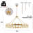 Wagon Wheel Chandelier With Crystal Shade-271068635-287412096