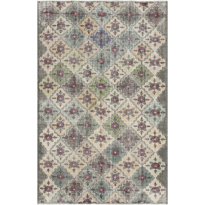 One-of-a-Kind 5'10" X 9'1" 1960s Wool Area Rug in